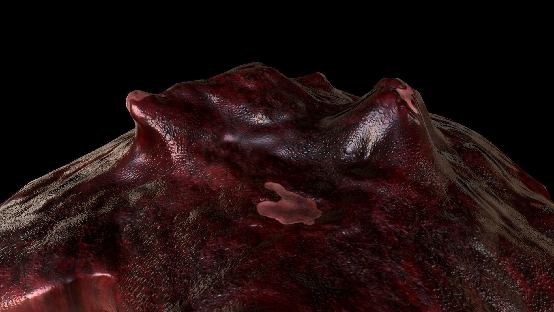 Horror Prop - Cocoon stench Animated  Low-poly 3D model_42