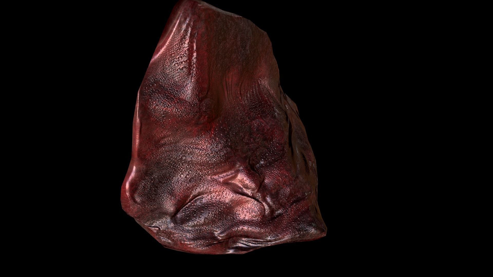 Horror Prop - Cocoon stench Animated  Low-poly 3D model_15