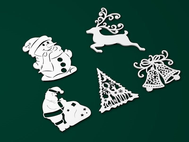 Christmas decoration pack 3D print model_3