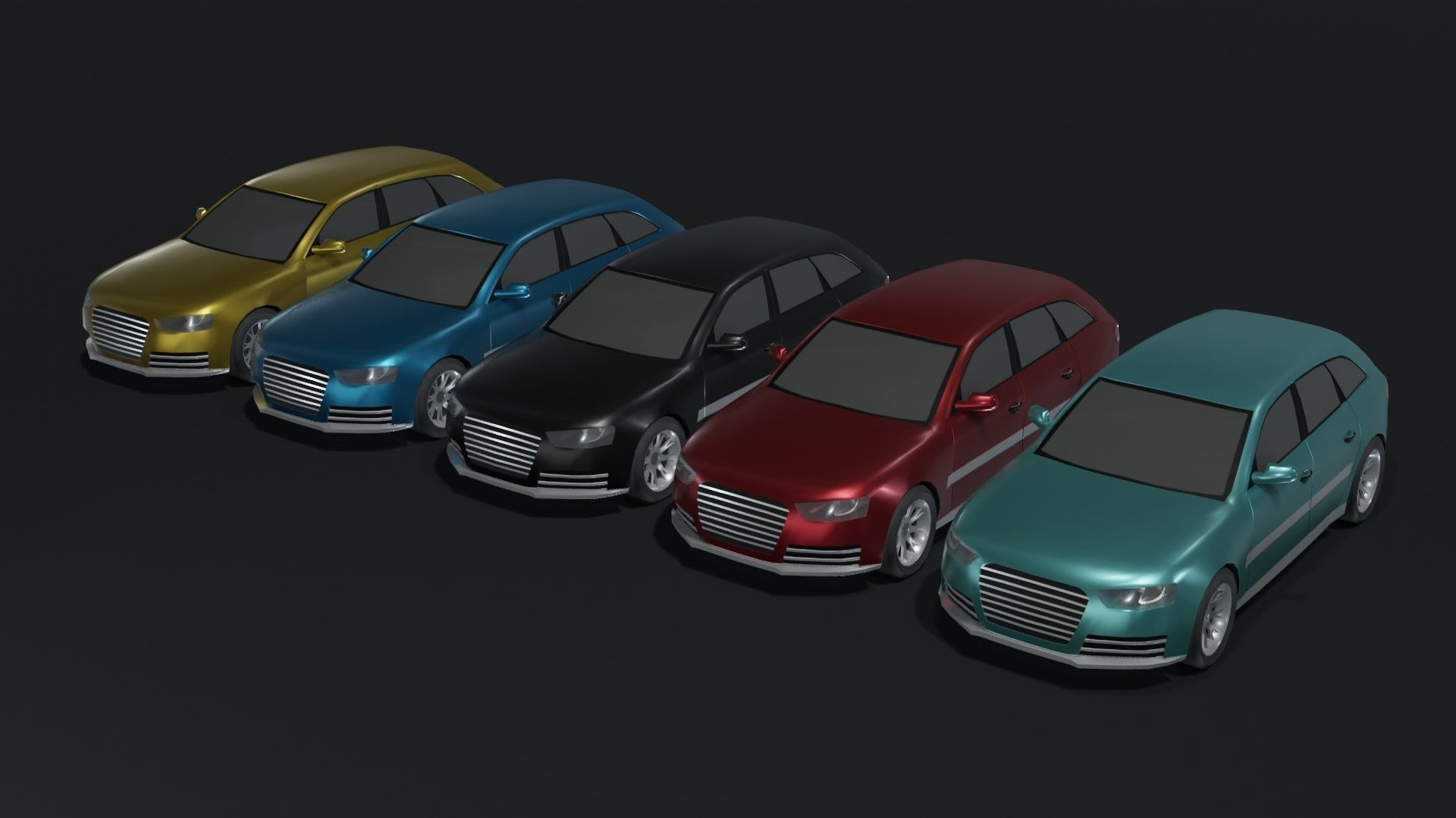 Generic Passenger Cars 3D Model Collection_121