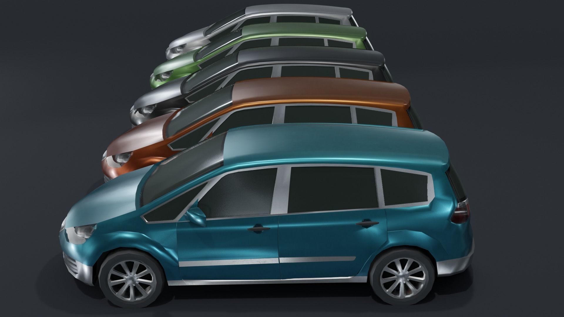 Generic Passenger Cars 3D Model Collection_84