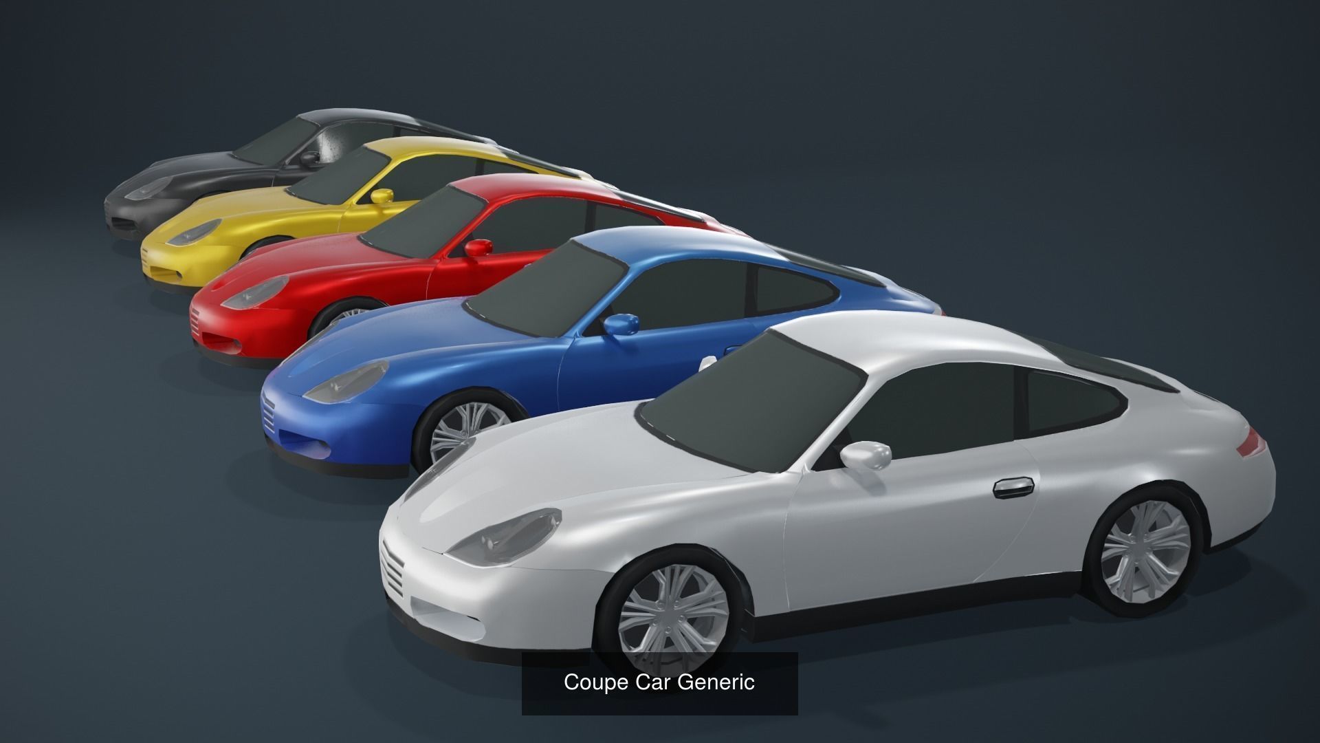 Generic Passenger Cars 3D Model Collection_11