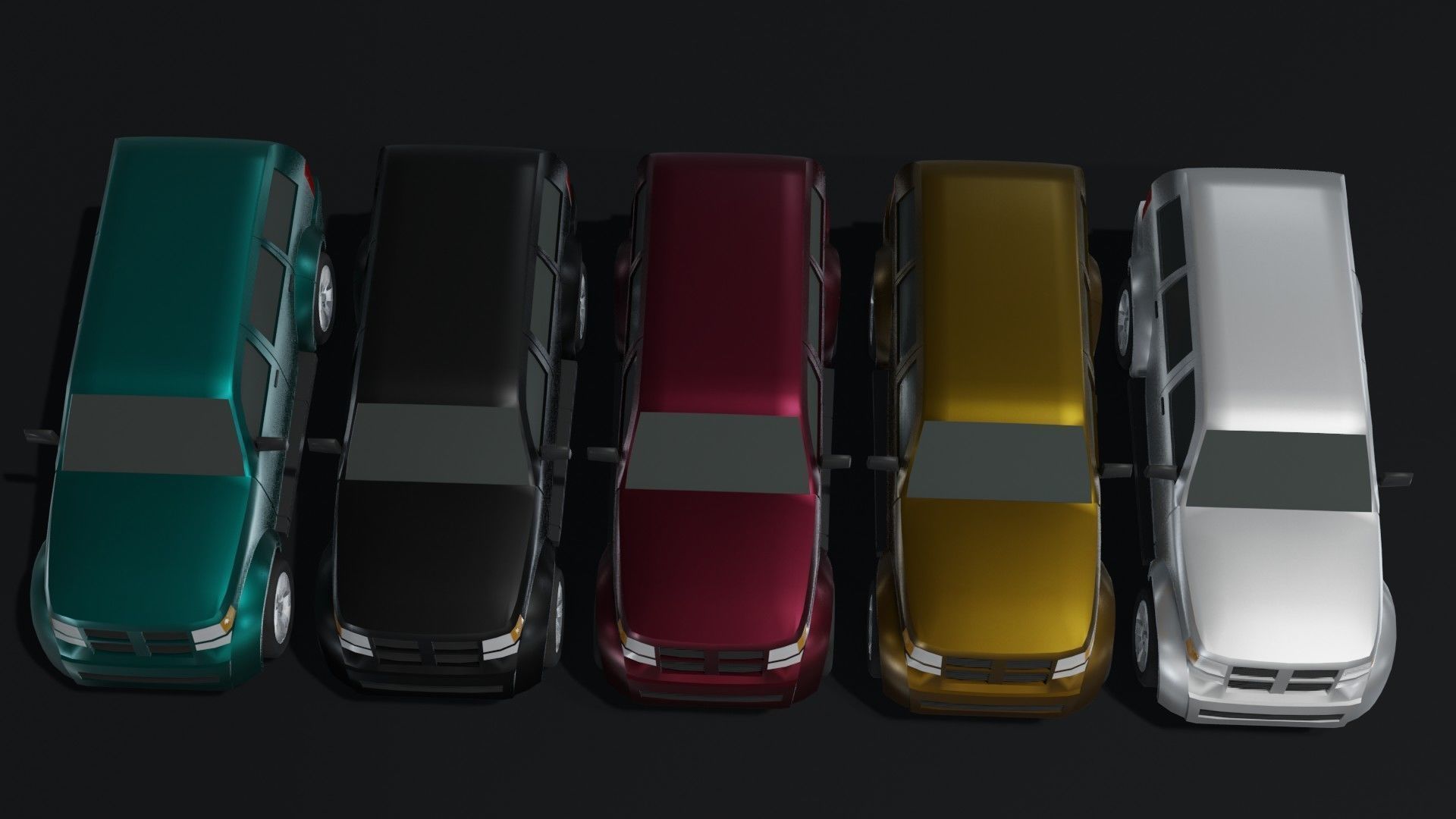 Generic Passenger Cars 3D Model Collection_166