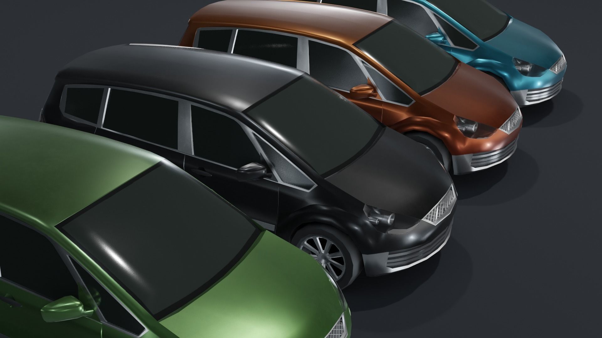 Generic Passenger Cars 3D Model Collection_99