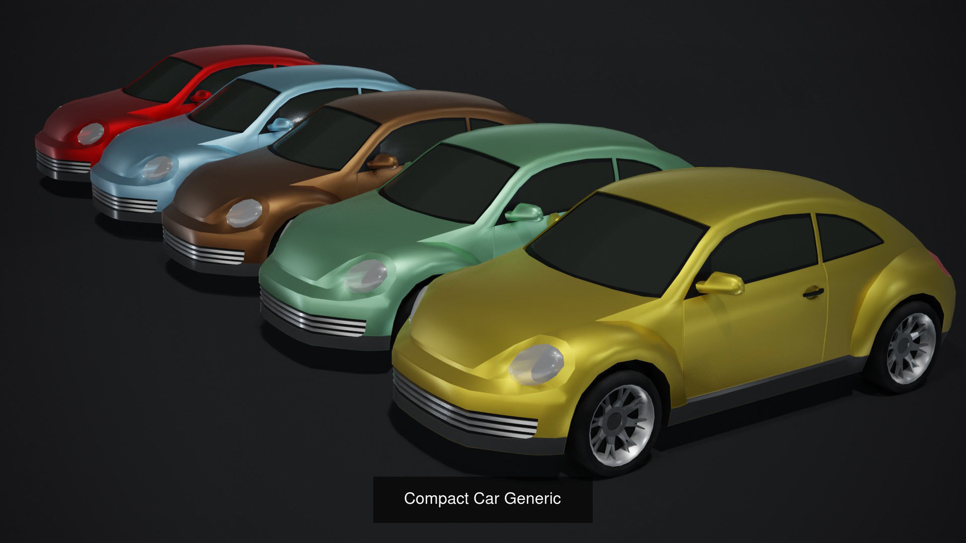 Generic Passenger Cars 3D Model Collection_19