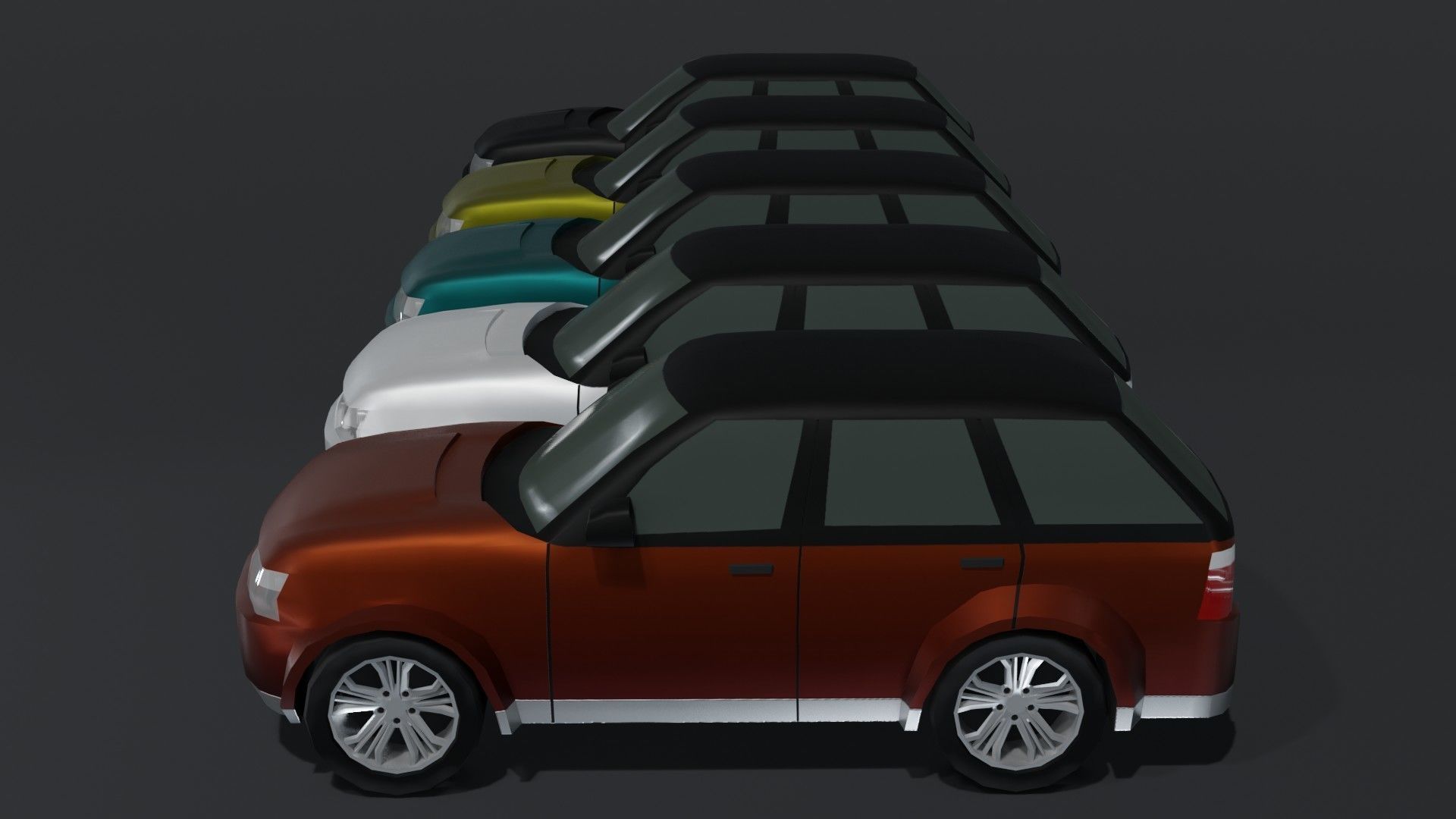 Generic Passenger Cars 3D Model Collection_154