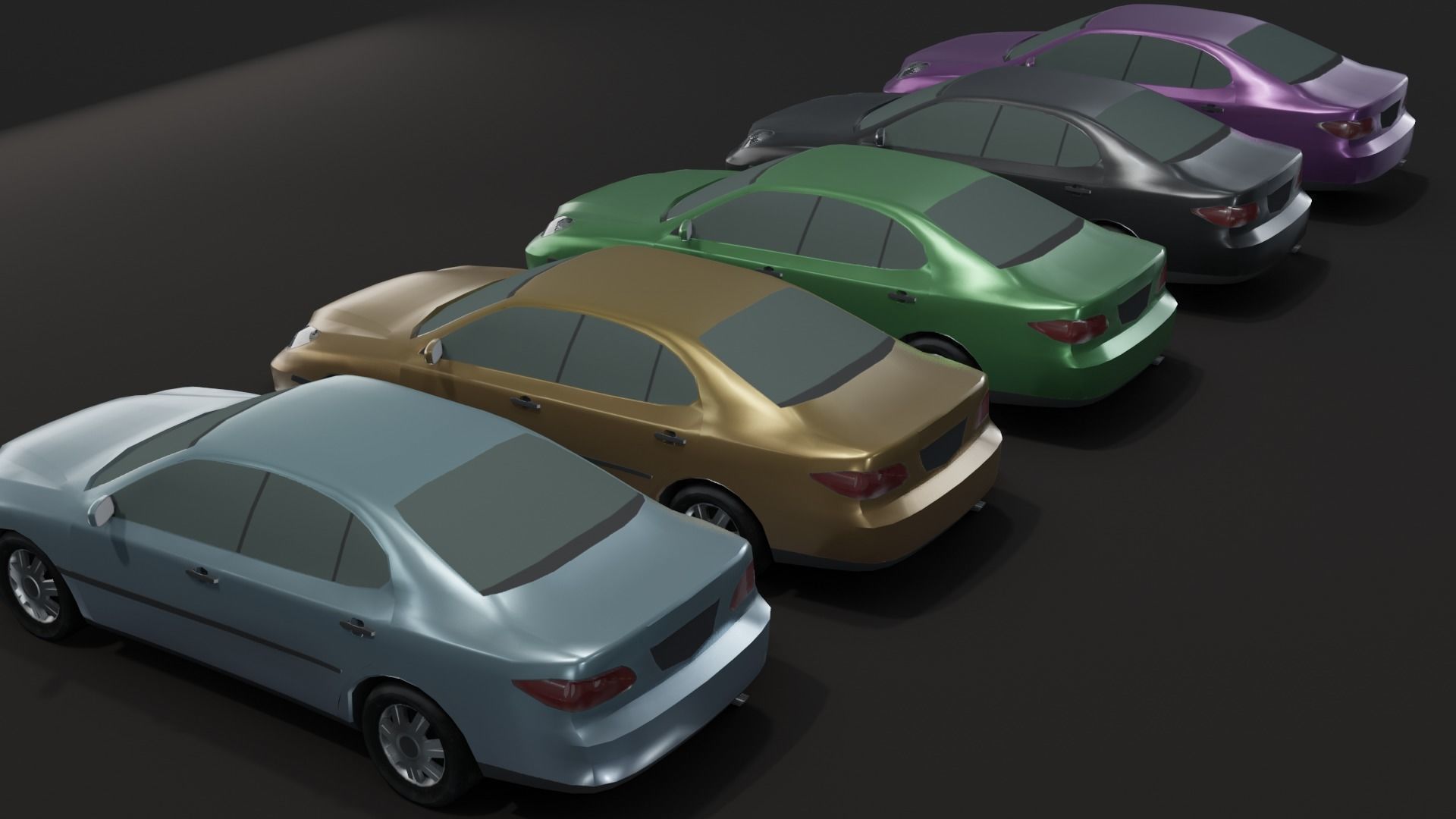 Generic Passenger Cars 3D Model Collection_41