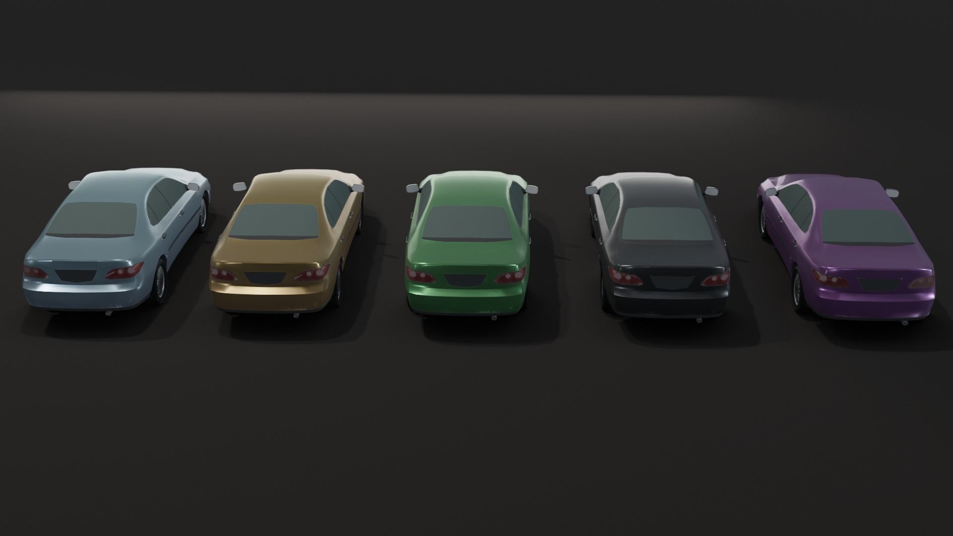 Generic Passenger Cars 3D Model Collection_50