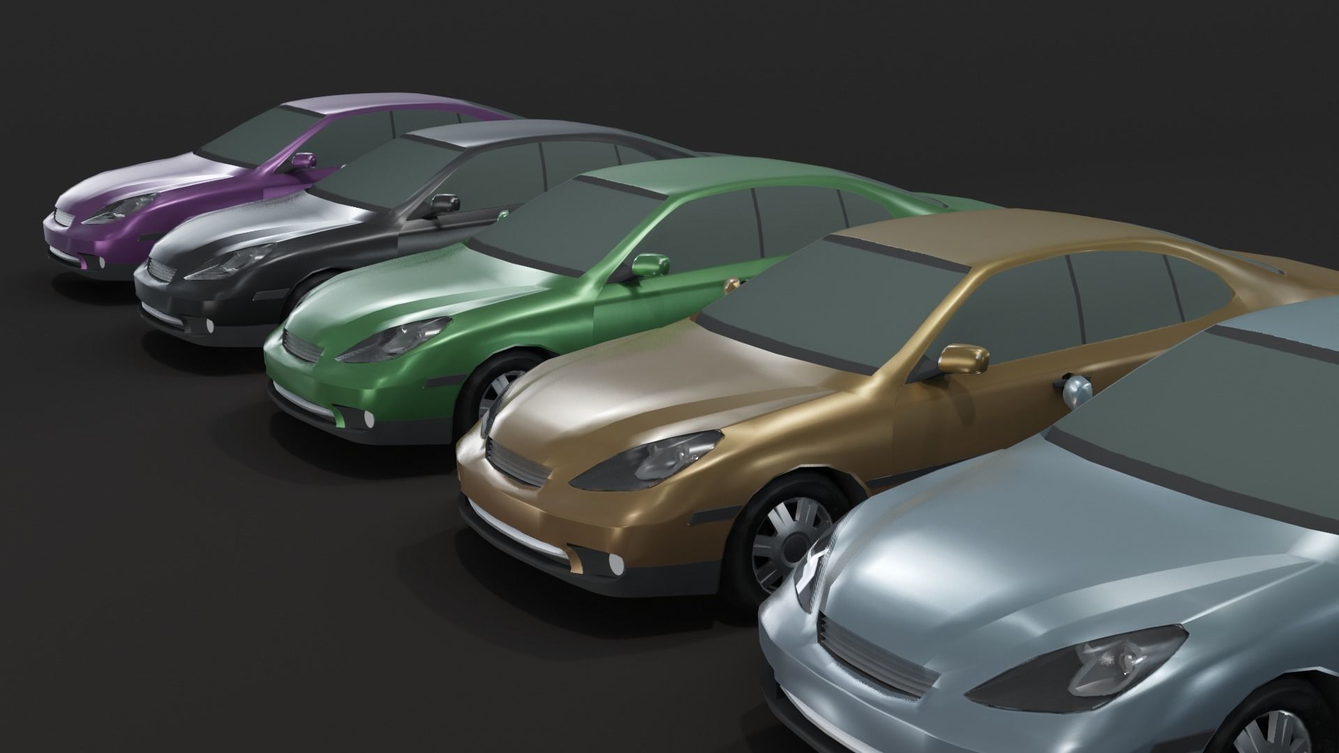 Generic Passenger Cars 3D Model Collection_56