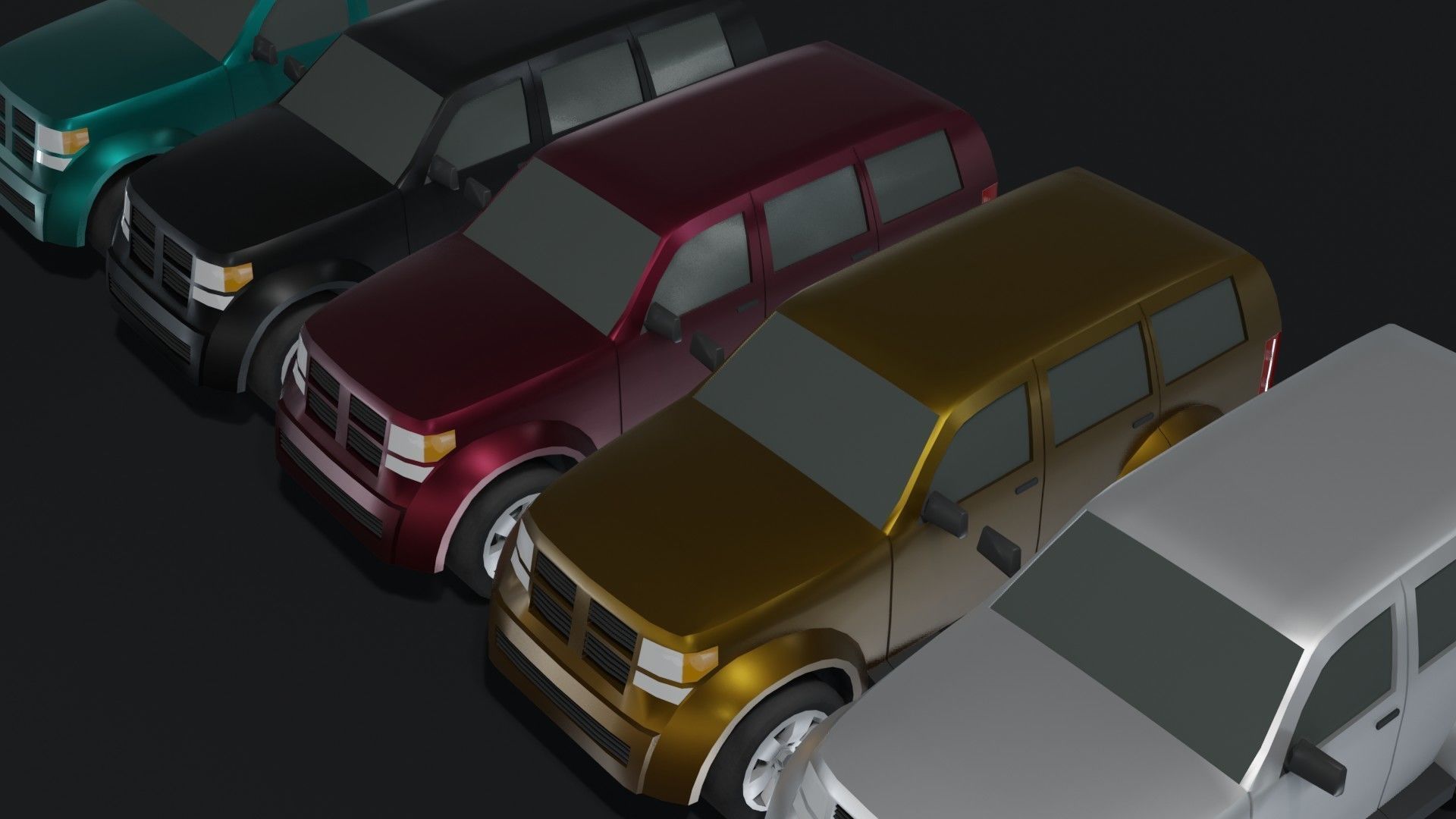 Generic Passenger Cars 3D Model Collection_169