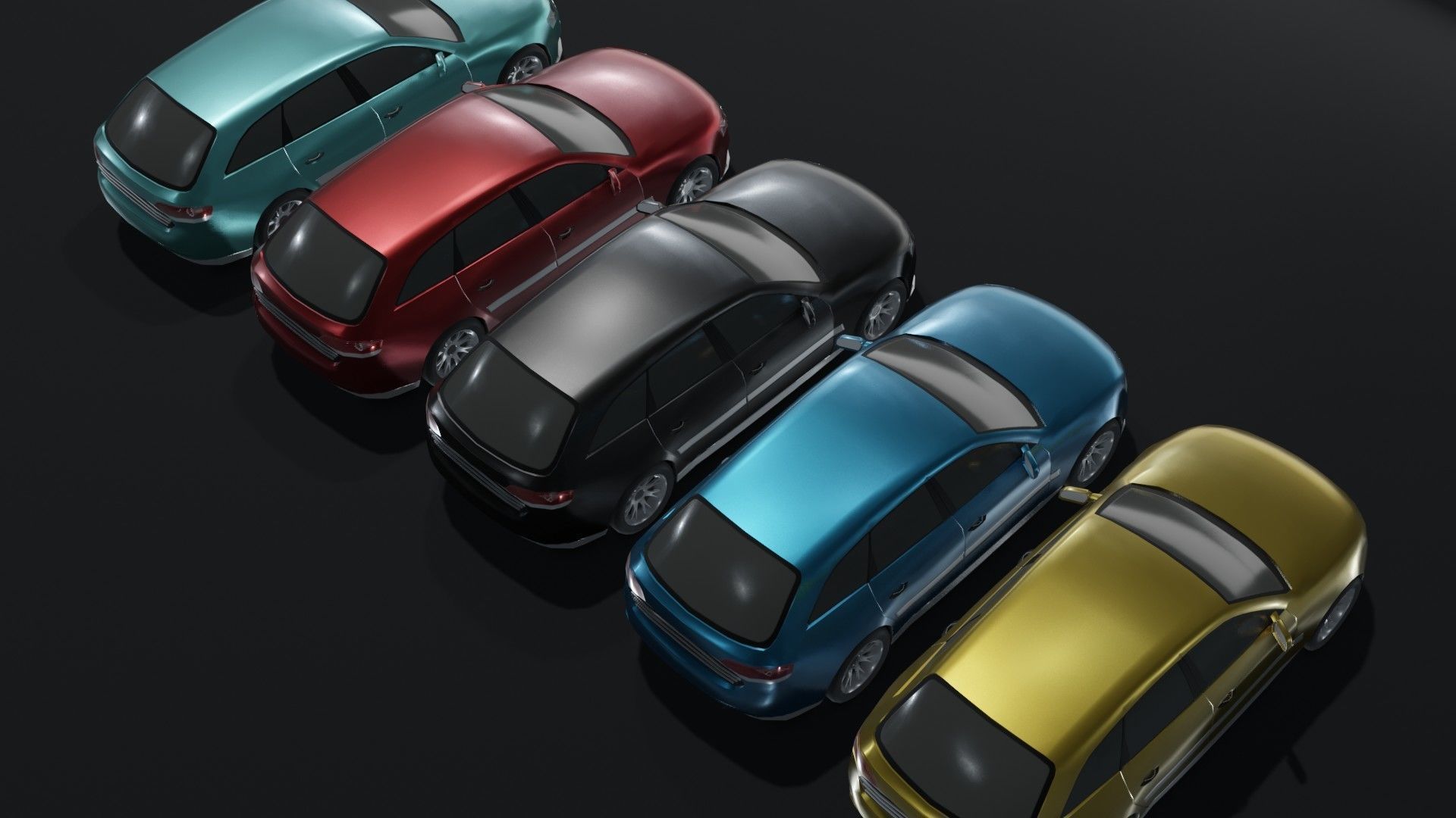 Generic Passenger Cars 3D Model Collection_134