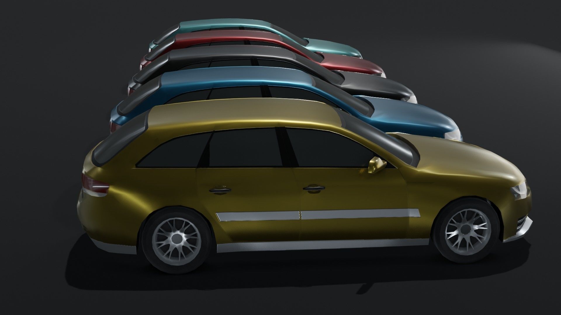 Generic Passenger Cars 3D Model Collection_128