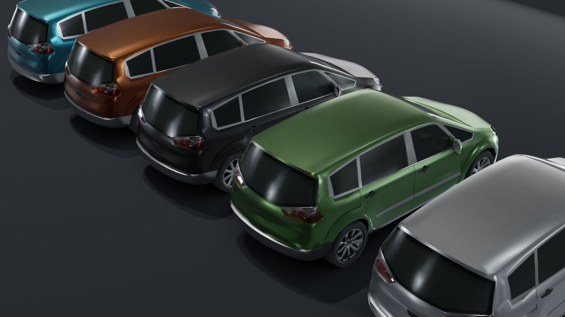 Generic Passenger Cars 3D Model Collection_90
