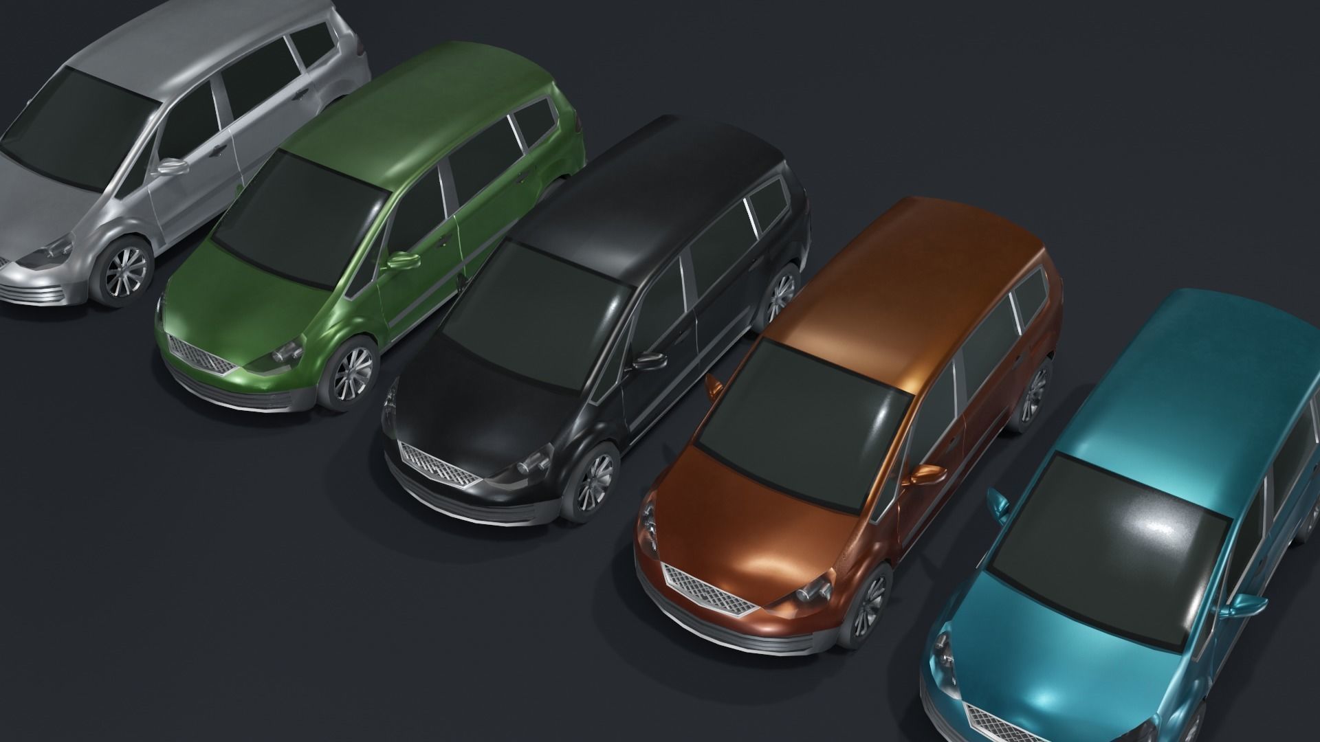 Generic Passenger Cars 3D Model Collection_85