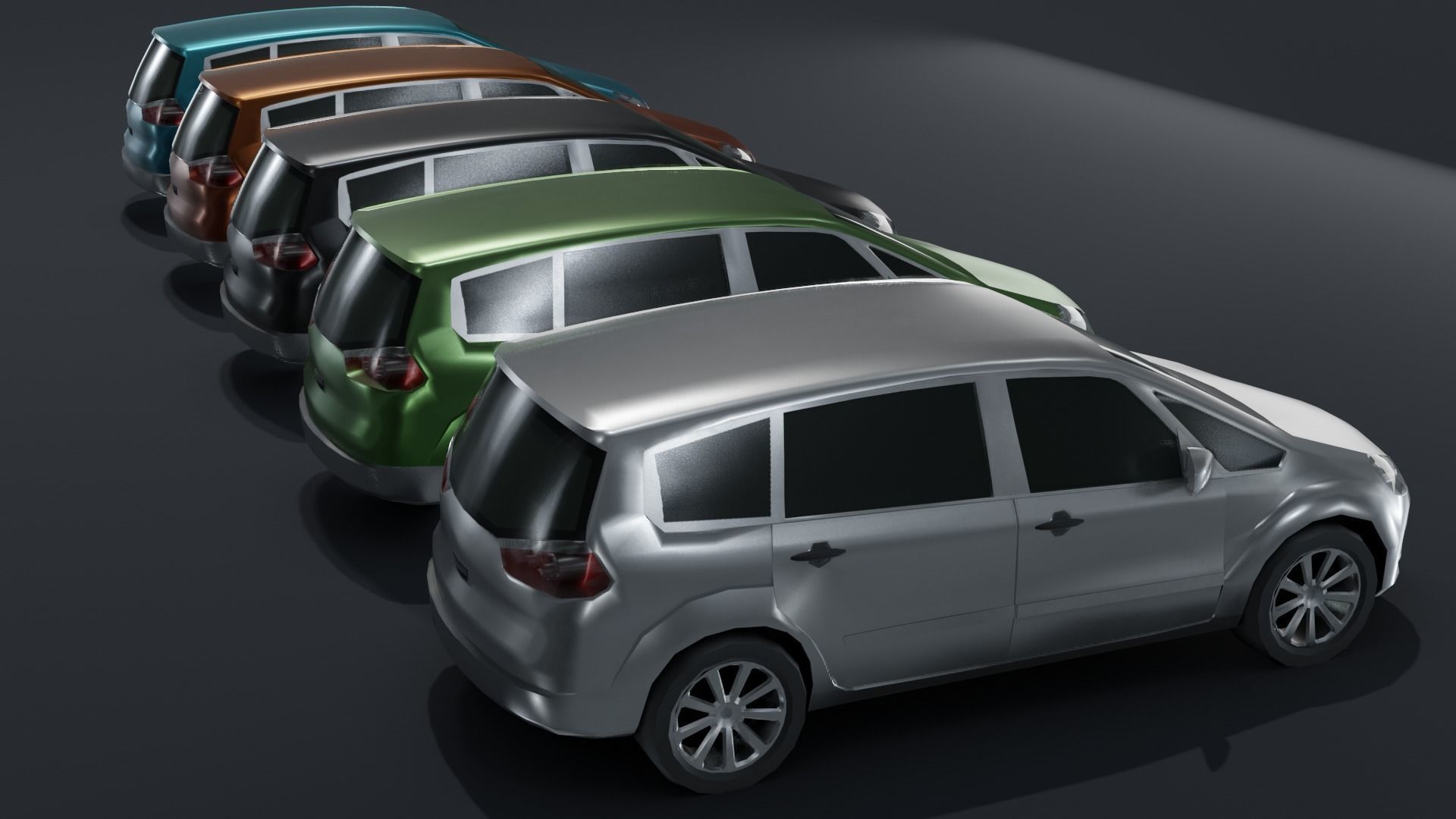 Generic Passenger Cars 3D Model Collection_94