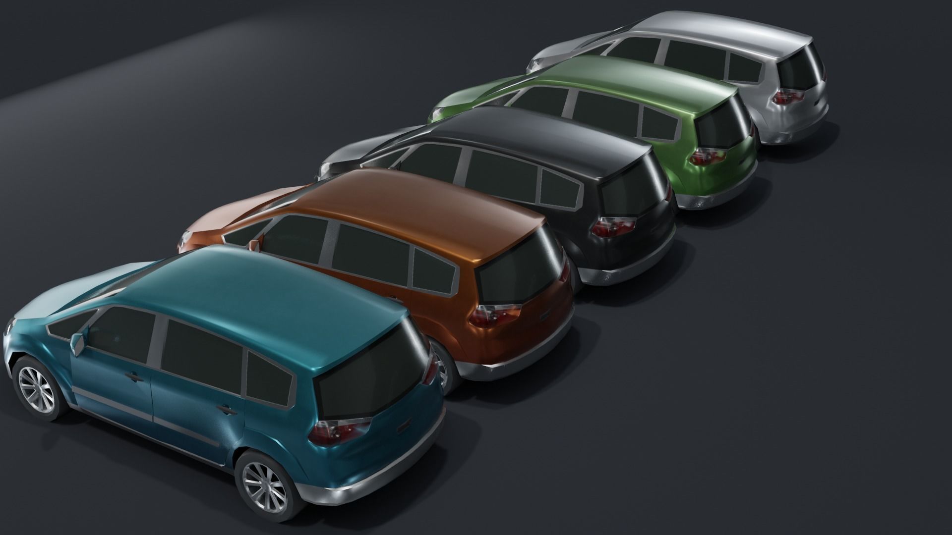 Generic Passenger Cars 3D Model Collection_98