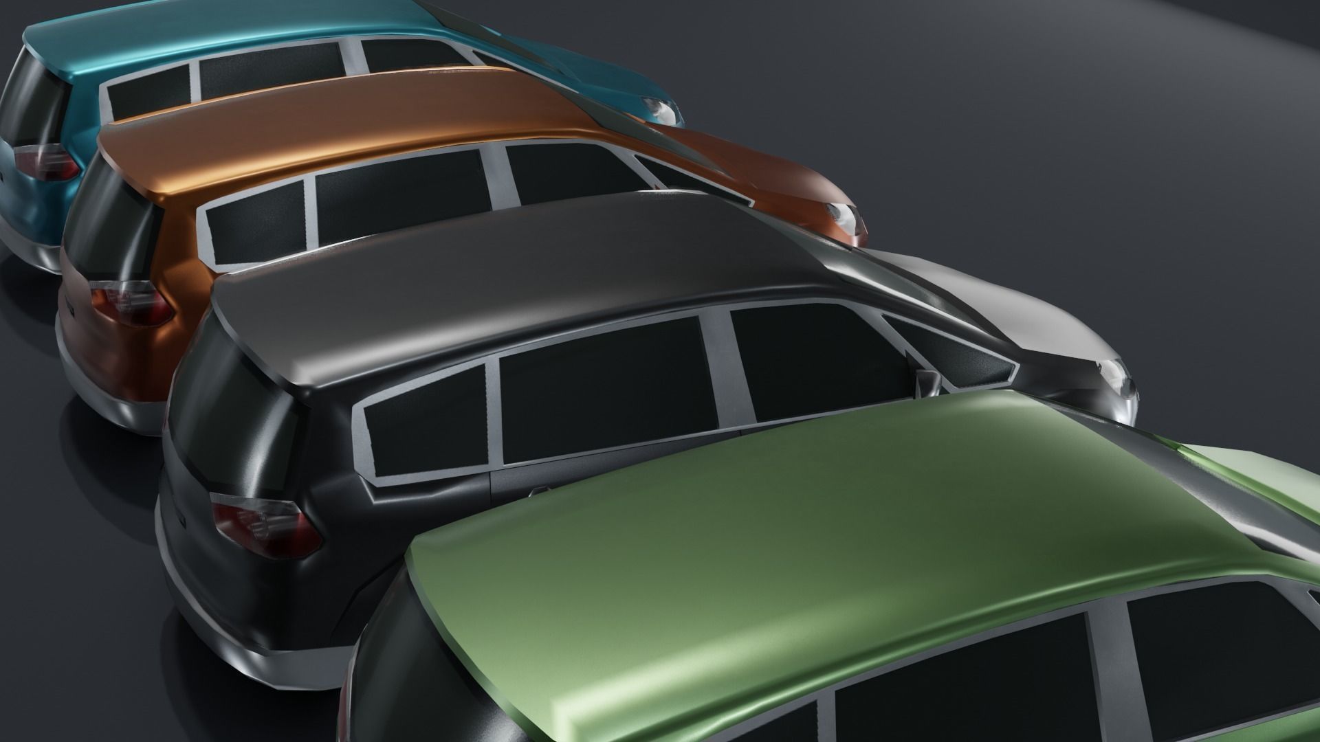 Generic Passenger Cars 3D Model Collection_96