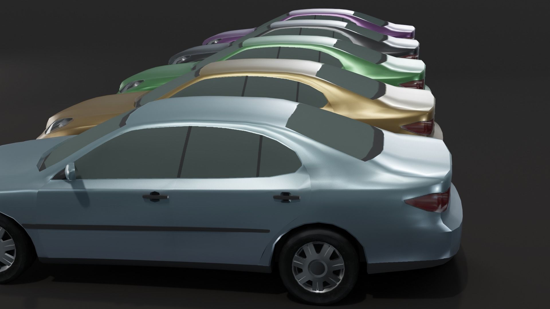 Generic Passenger Cars 3D Model Collection_58