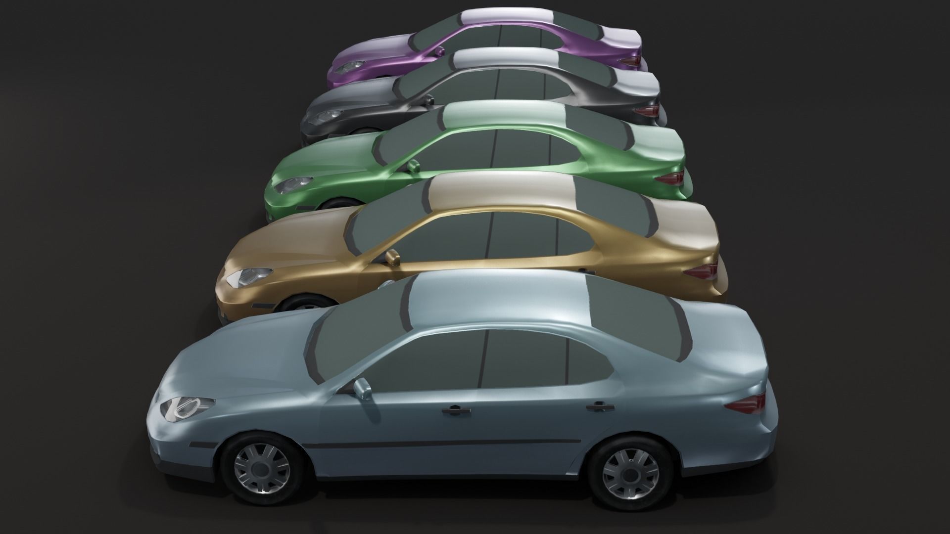 Generic Passenger Cars 3D Model Collection_49