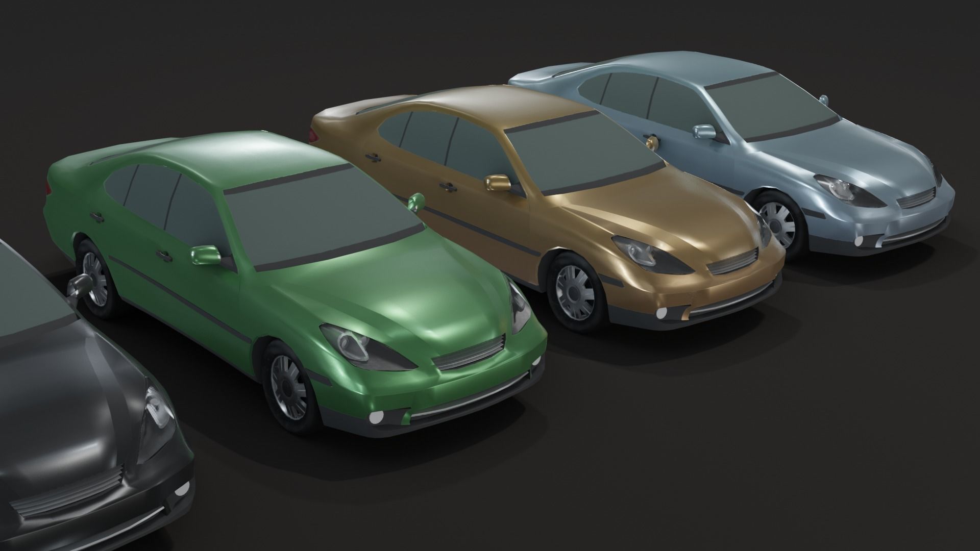 Generic Passenger Cars 3D Model Collection_54