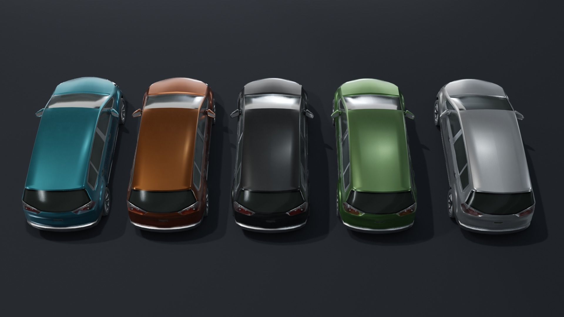 Generic Passenger Cars 3D Model Collection_81