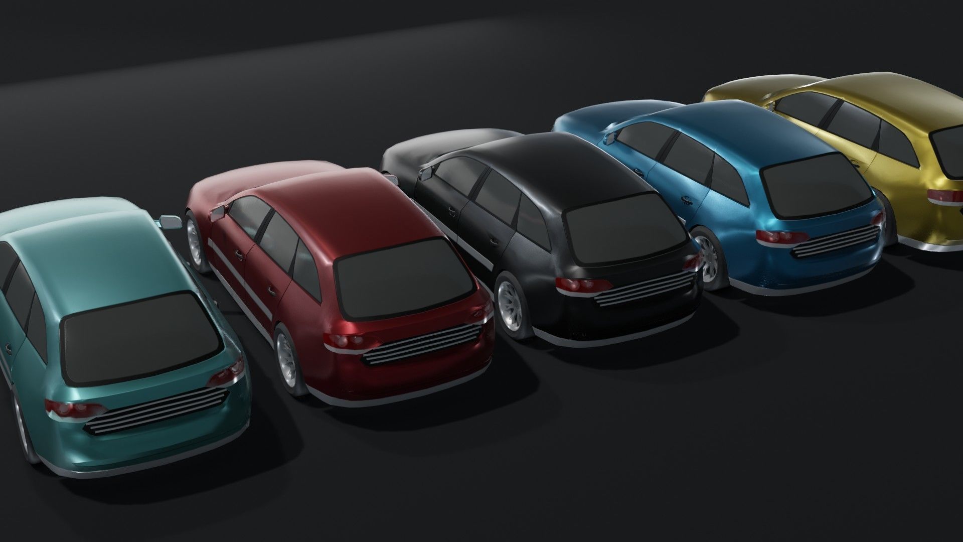 Generic Passenger Cars 3D Model Collection_126