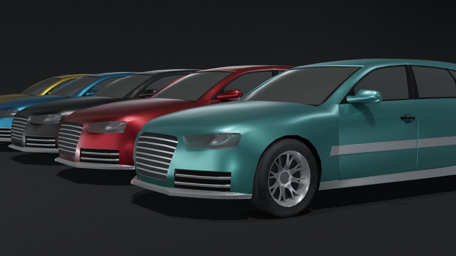 Generic Passenger Cars 3D Model Collection_127