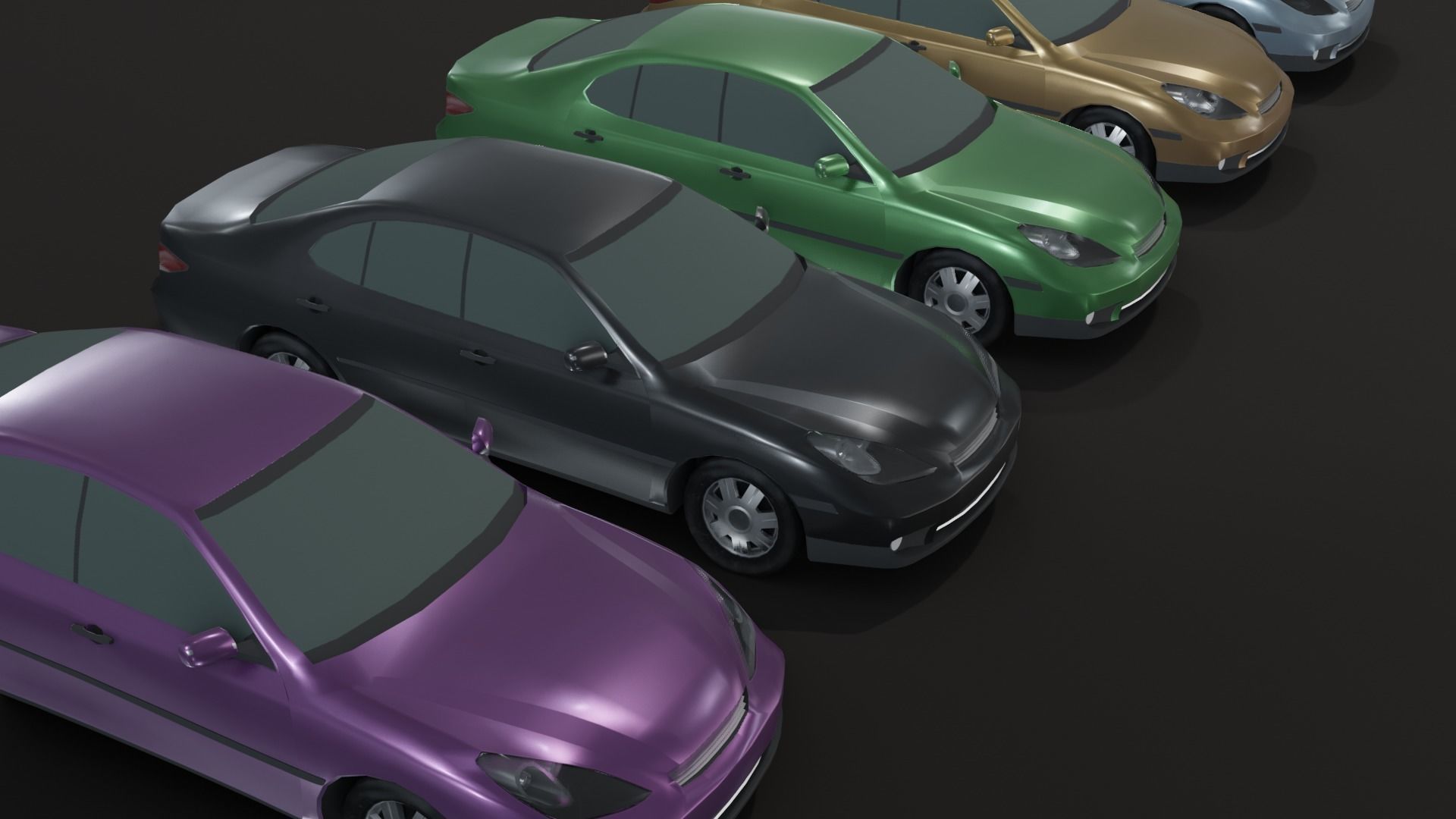 Generic Passenger Cars 3D Model Collection_53