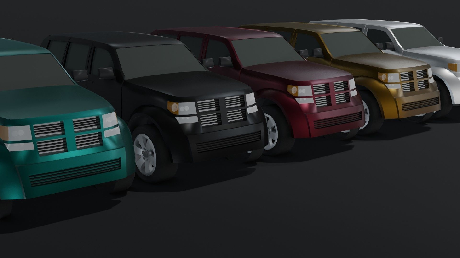 Generic Passenger Cars 3D Model Collection_168