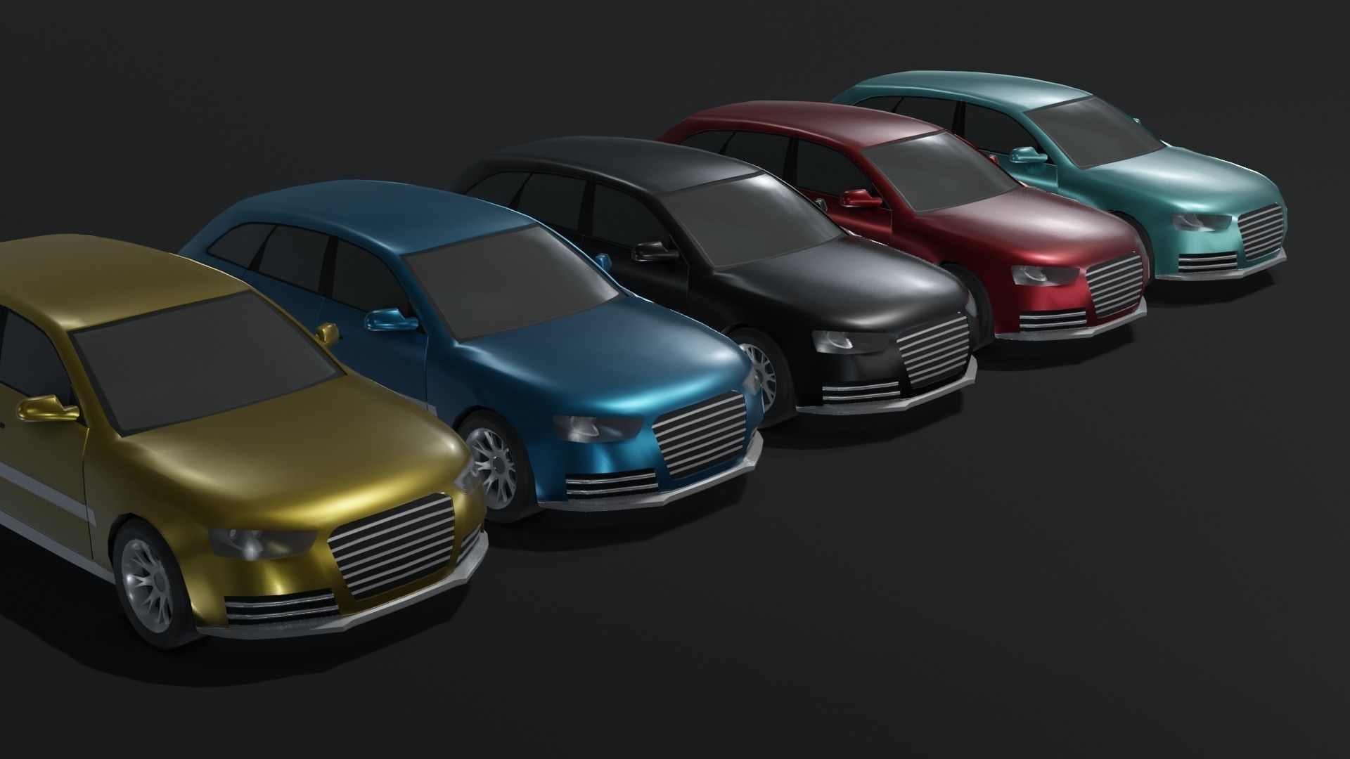 Generic Passenger Cars 3D Model Collection_125