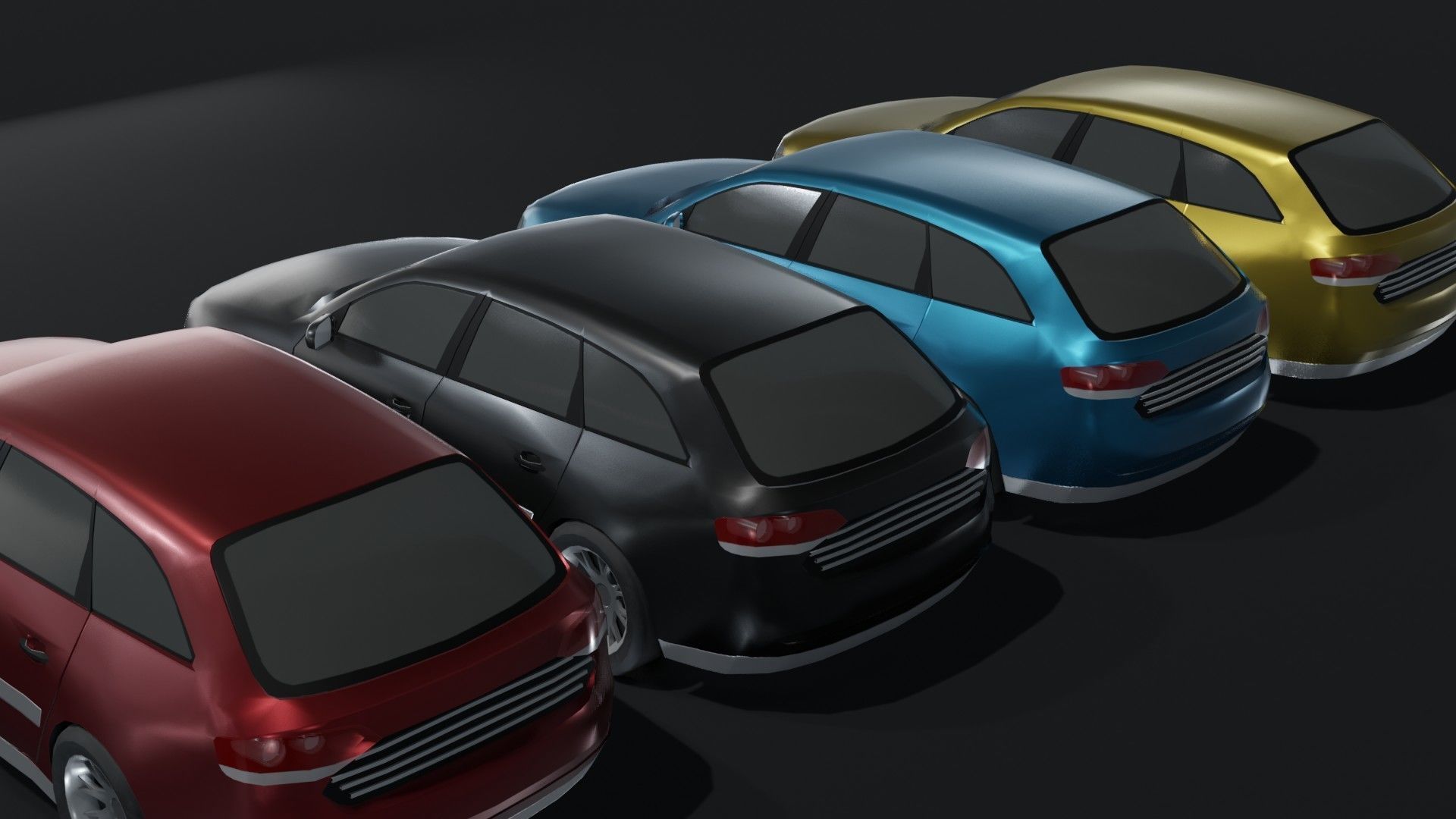 Generic Passenger Cars 3D Model Collection_129