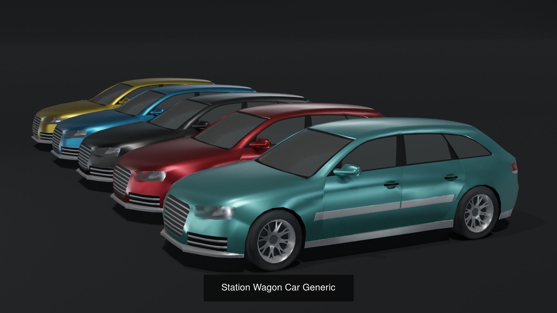 Generic Passenger Cars 3D Model Collection_16