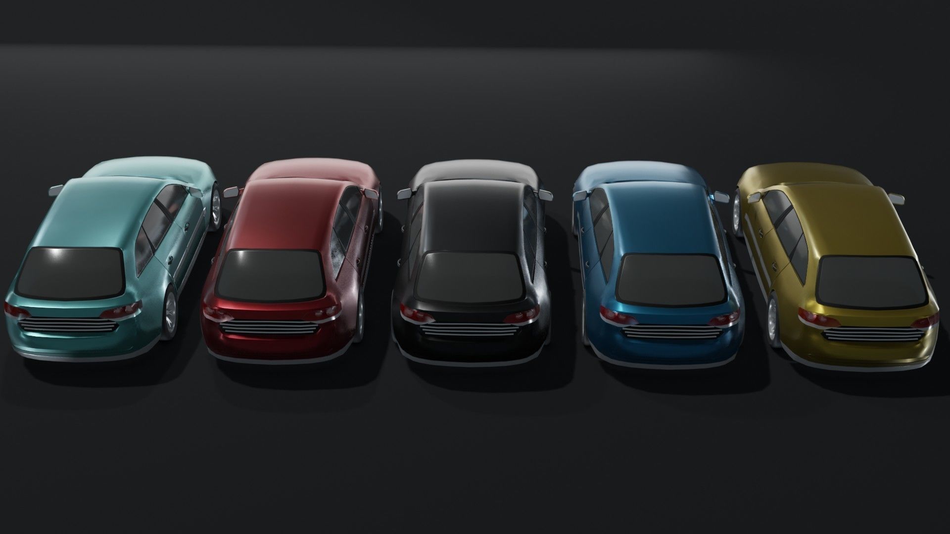 Generic Passenger Cars 3D Model Collection_132