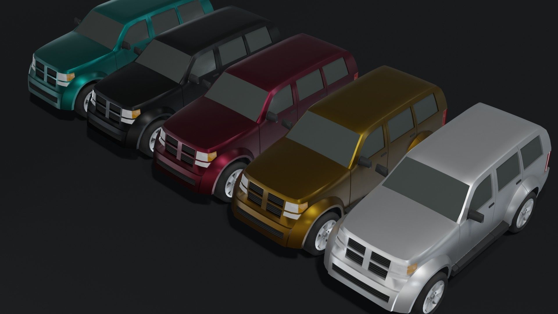 Generic Passenger Cars 3D Model Collection_170