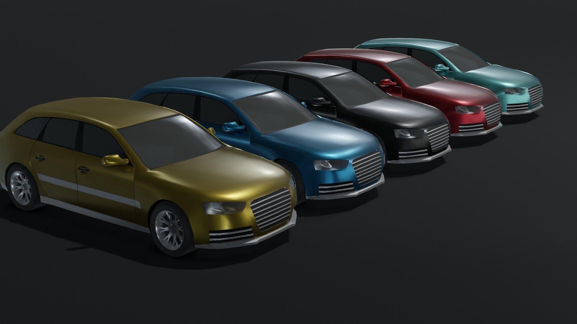 Generic Passenger Cars 3D Model Collection_139
