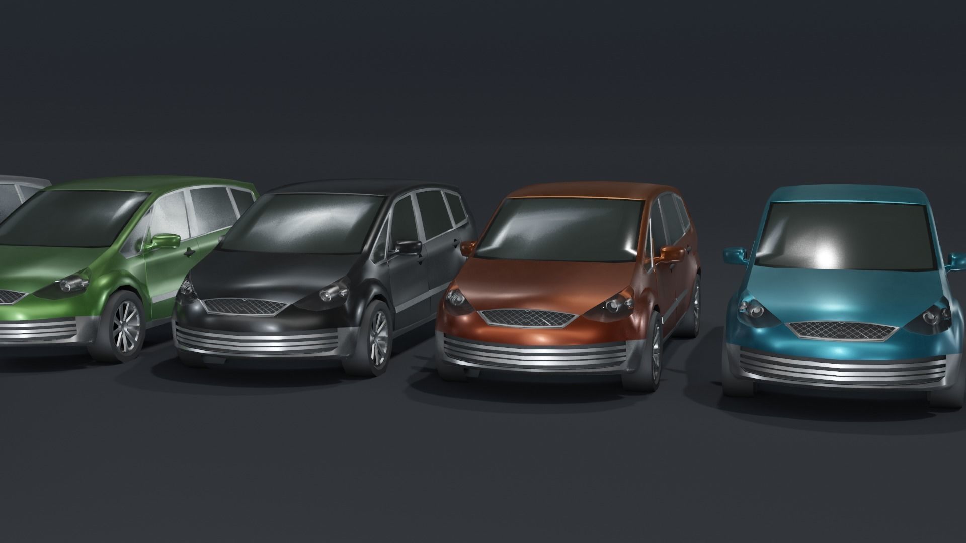 Generic Passenger Cars 3D Model Collection_82