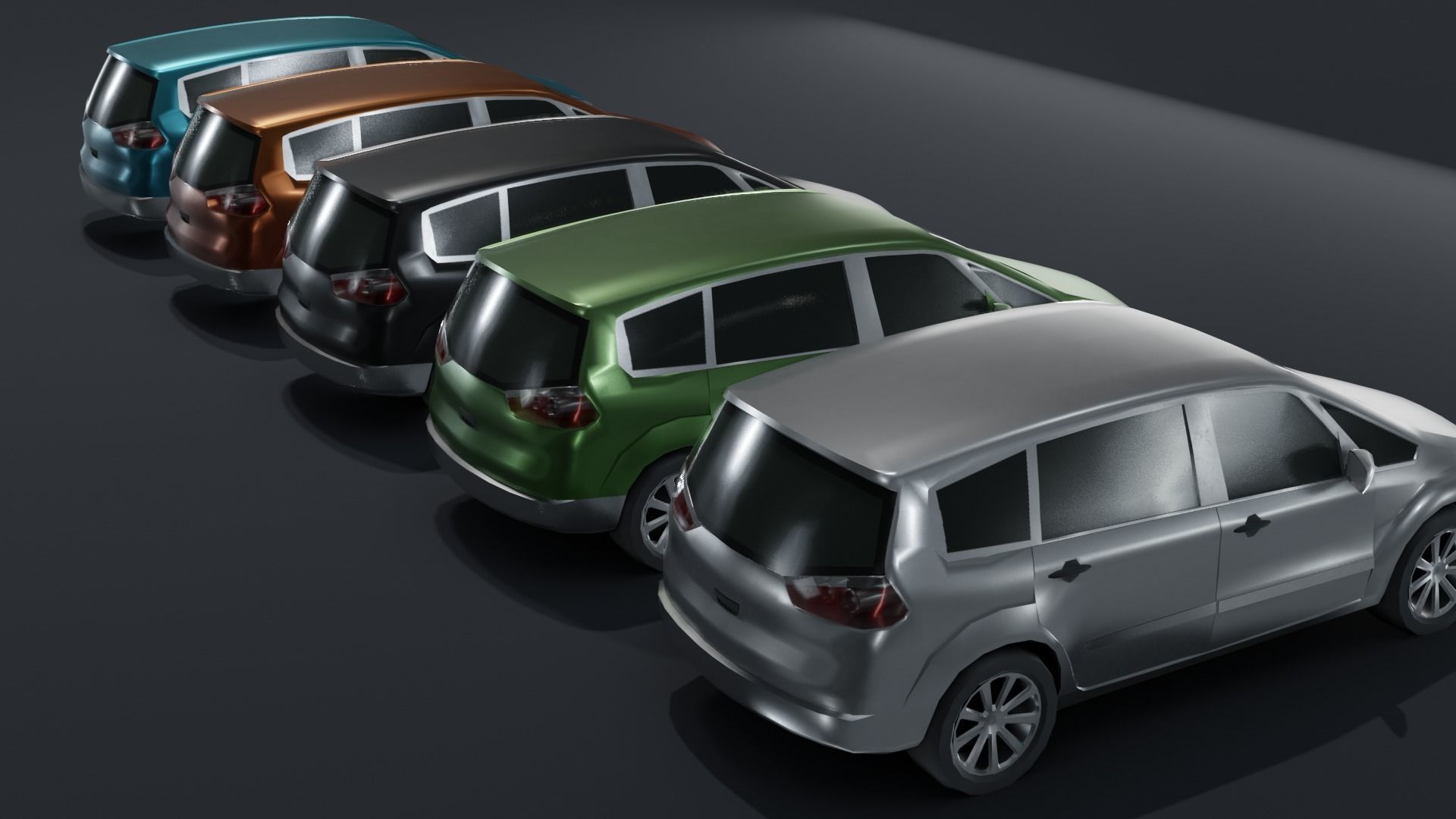 Generic Passenger Cars 3D Model Collection_83