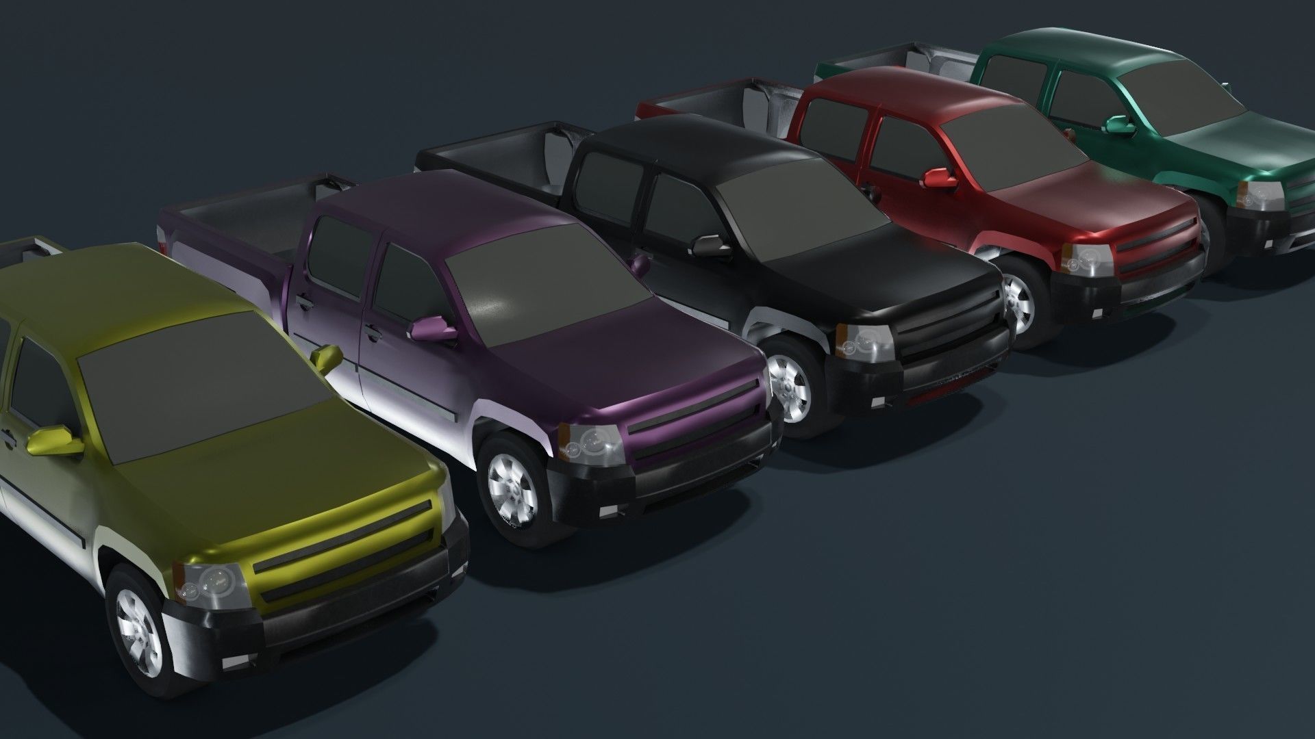 Generic Passenger Cars 3D Model Collection_109