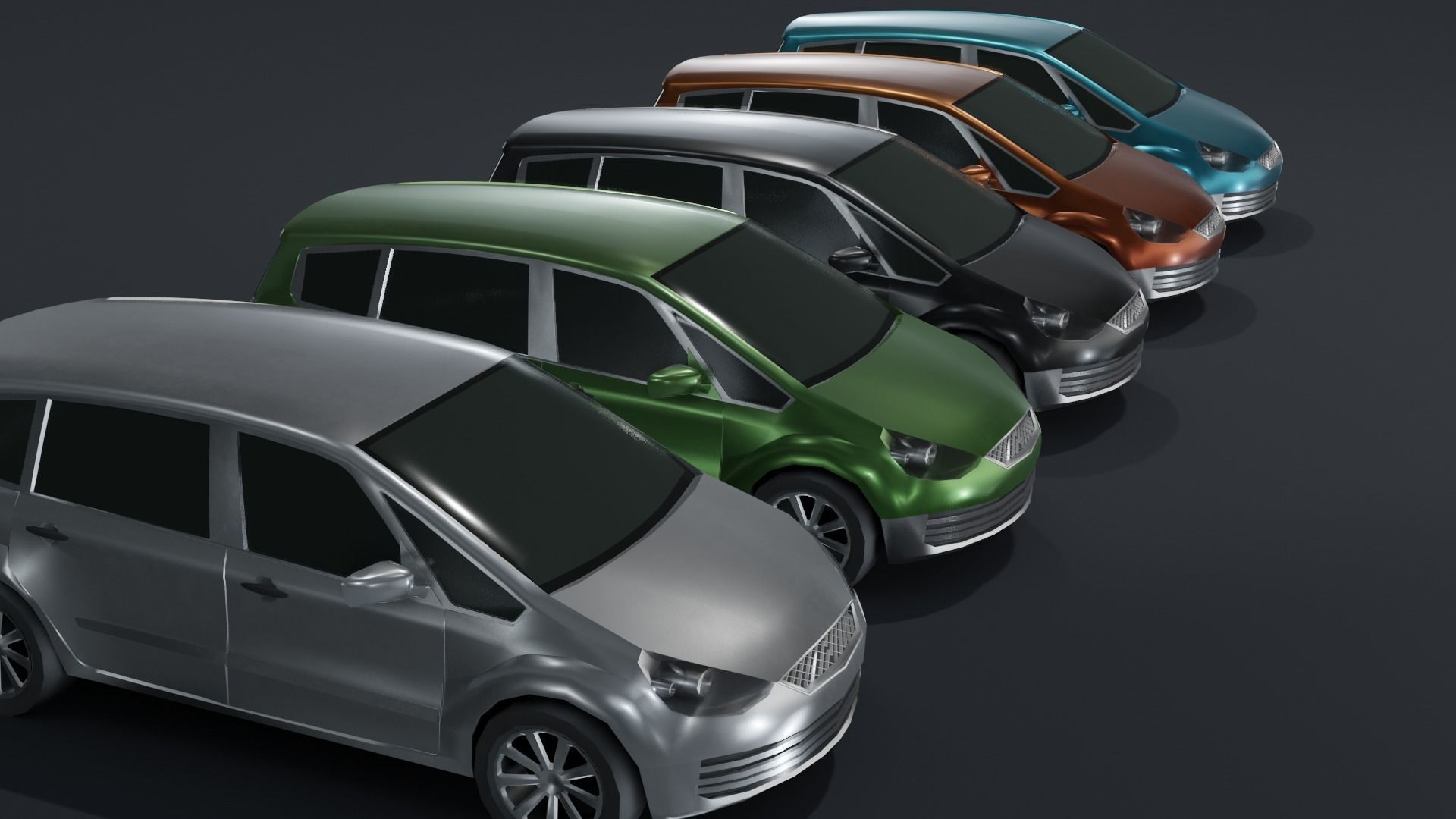 Generic Passenger Cars 3D Model Collection_91