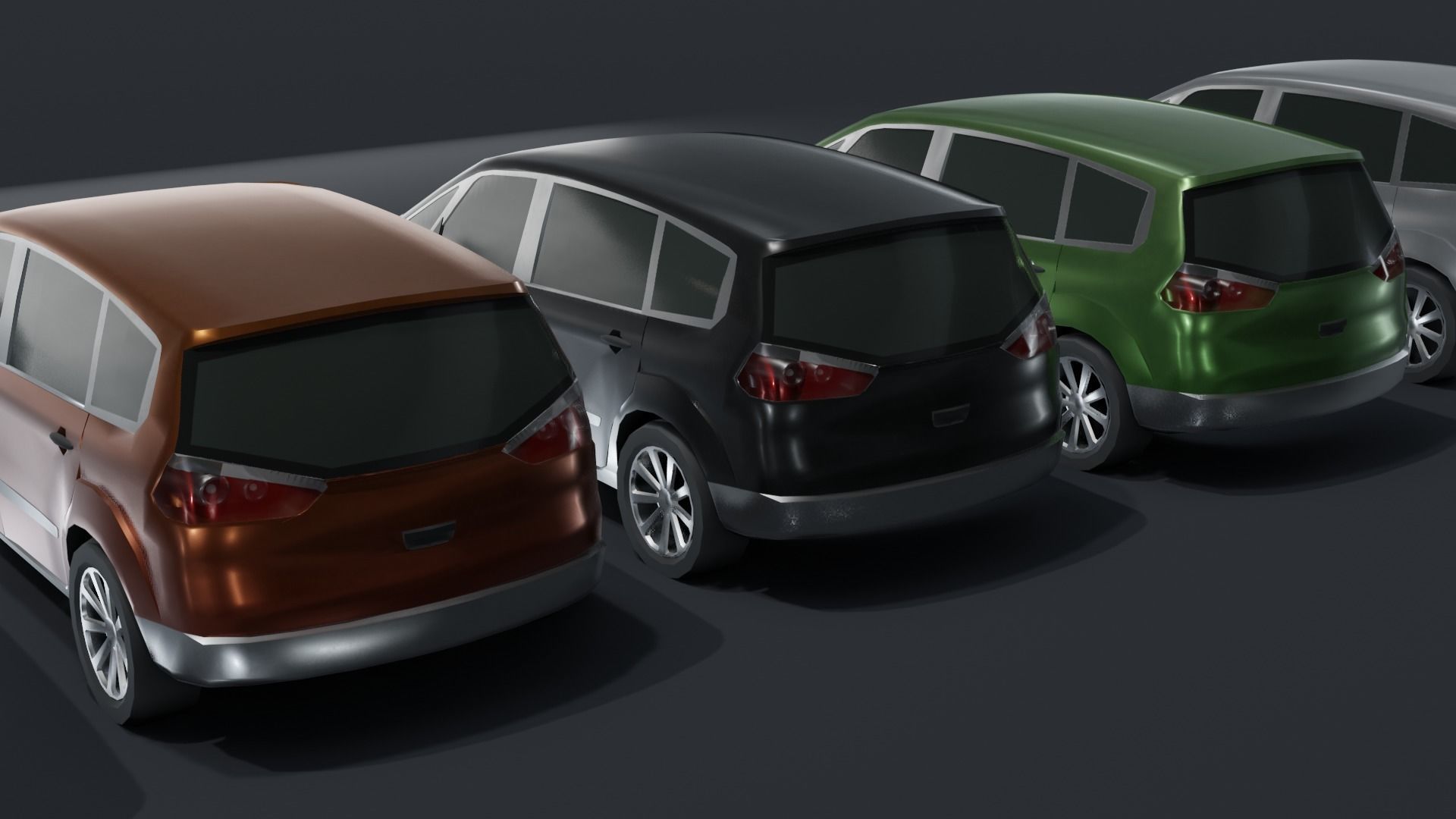 Generic Passenger Cars 3D Model Collection_93