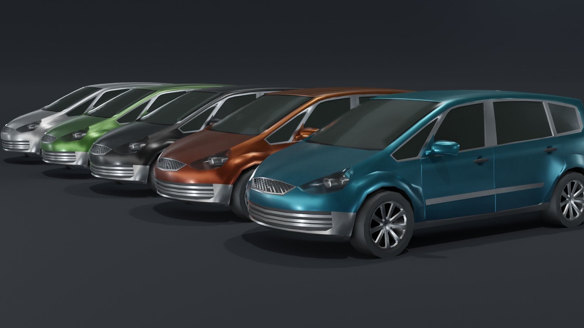 Generic Passenger Cars 3D Model Collection_95