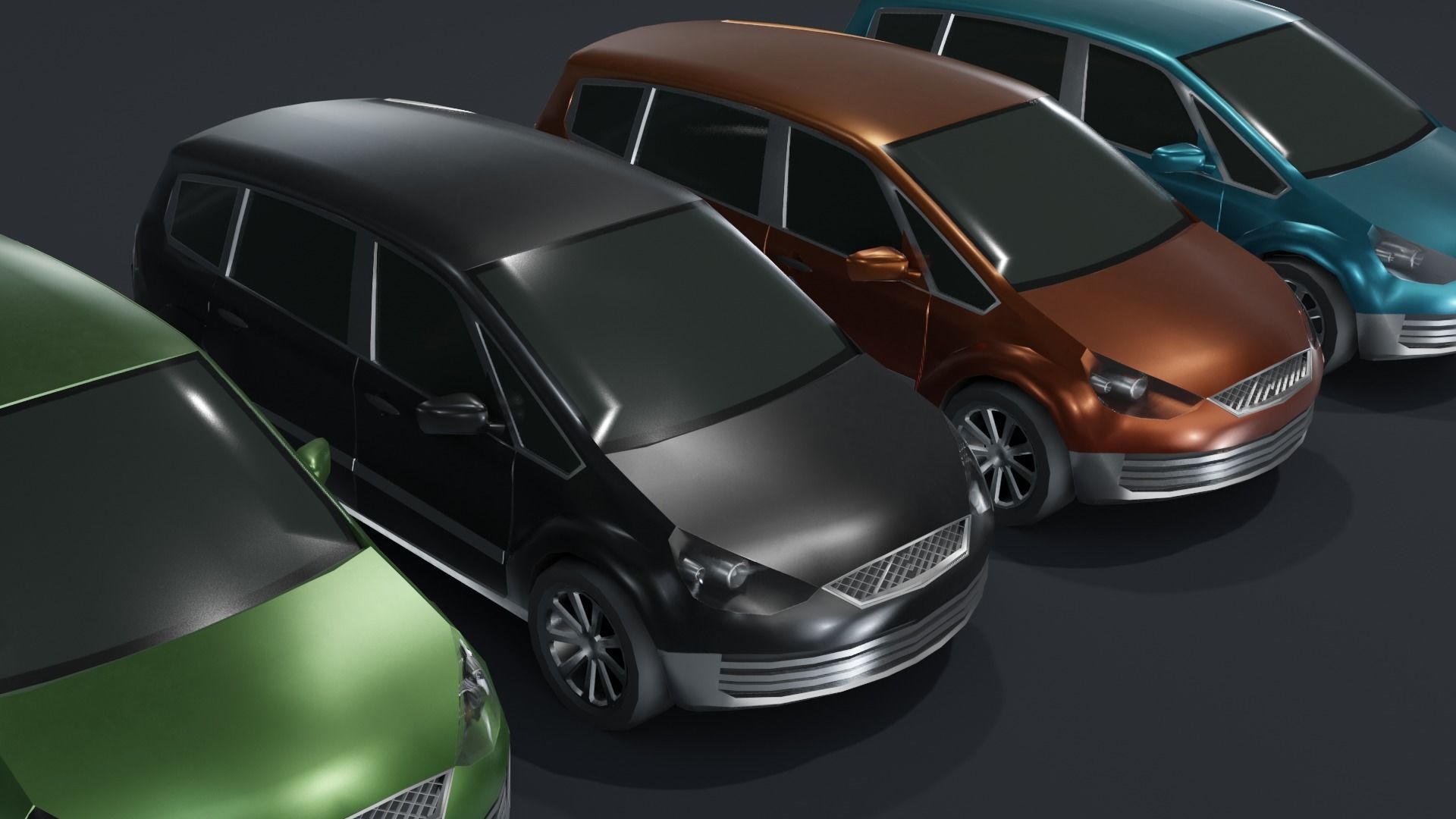 Generic Passenger Cars 3D Model Collection_89