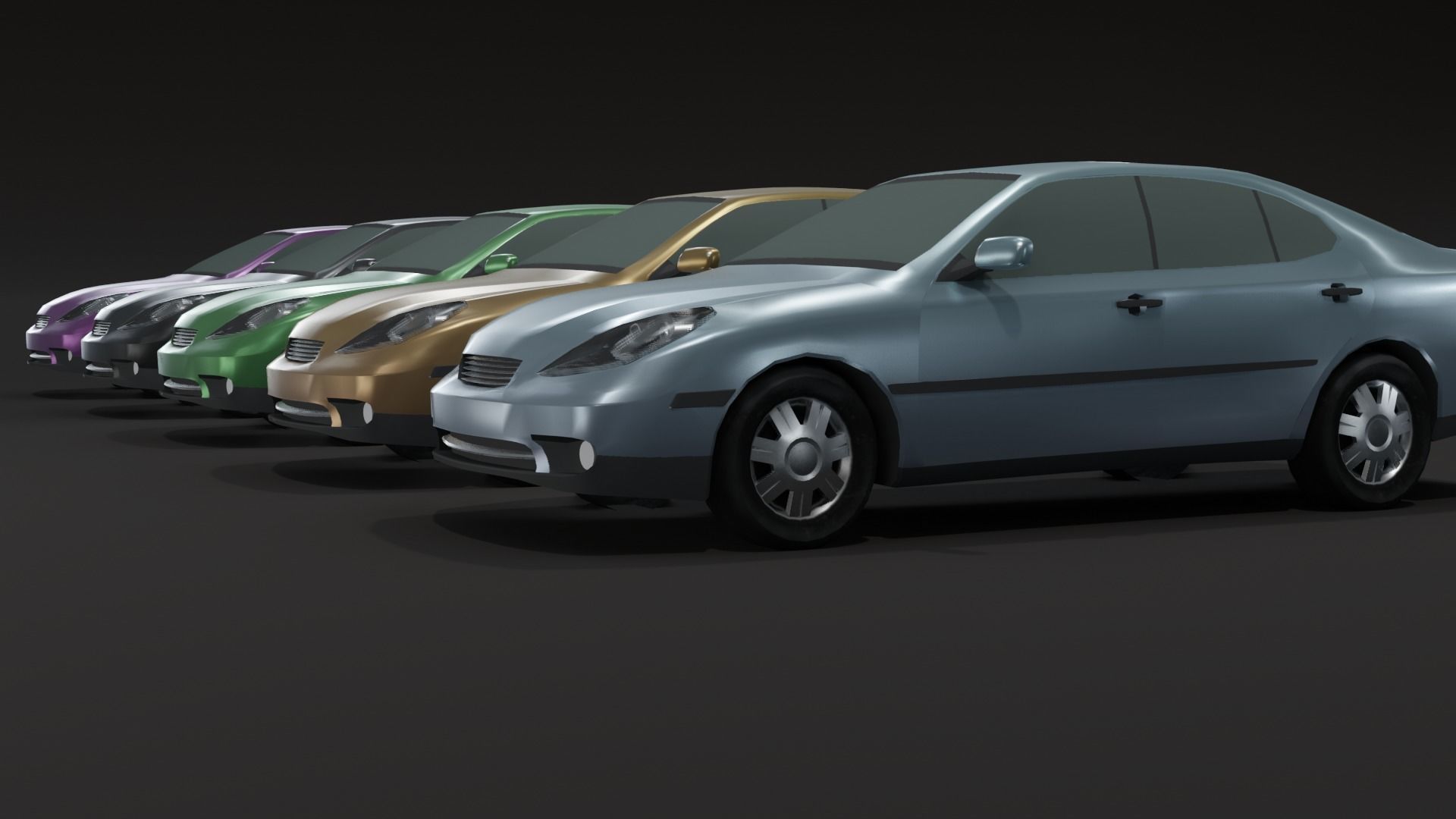 Generic Passenger Cars 3D Model Collection_42