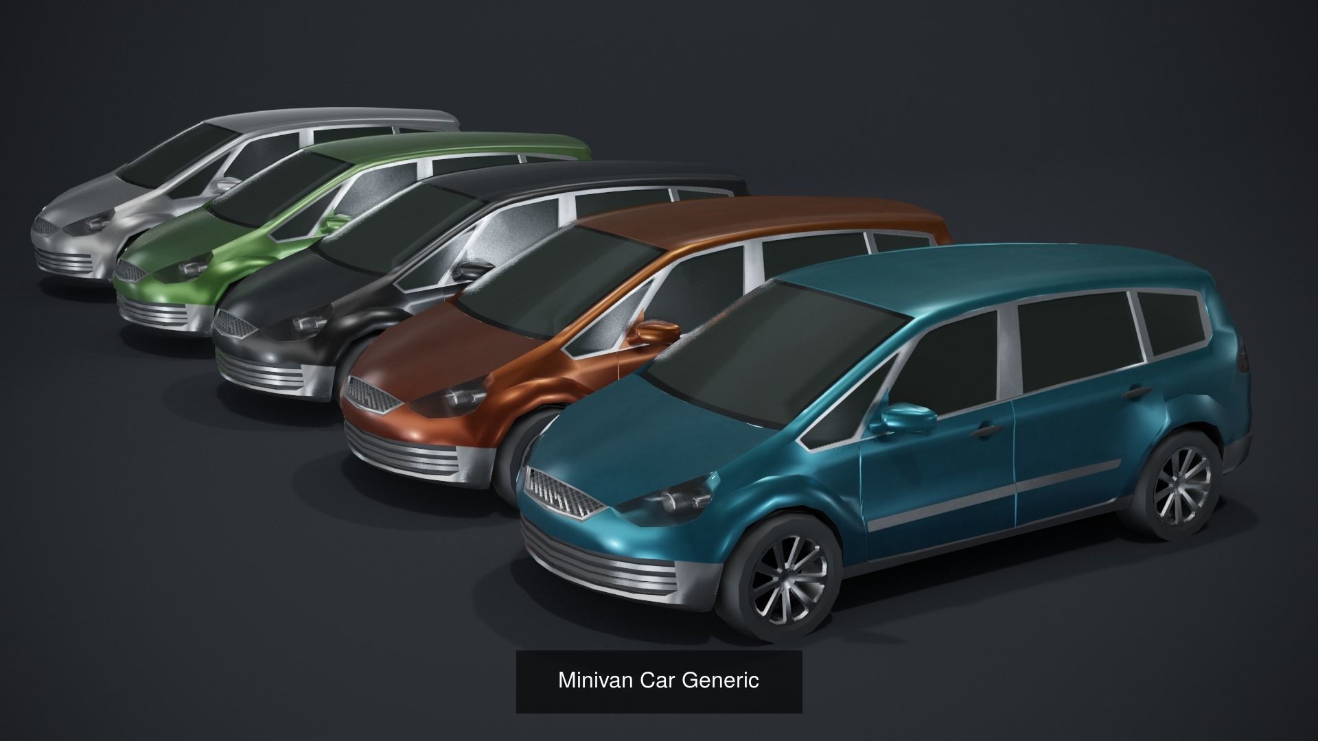 Generic Passenger Cars 3D Model Collection_14