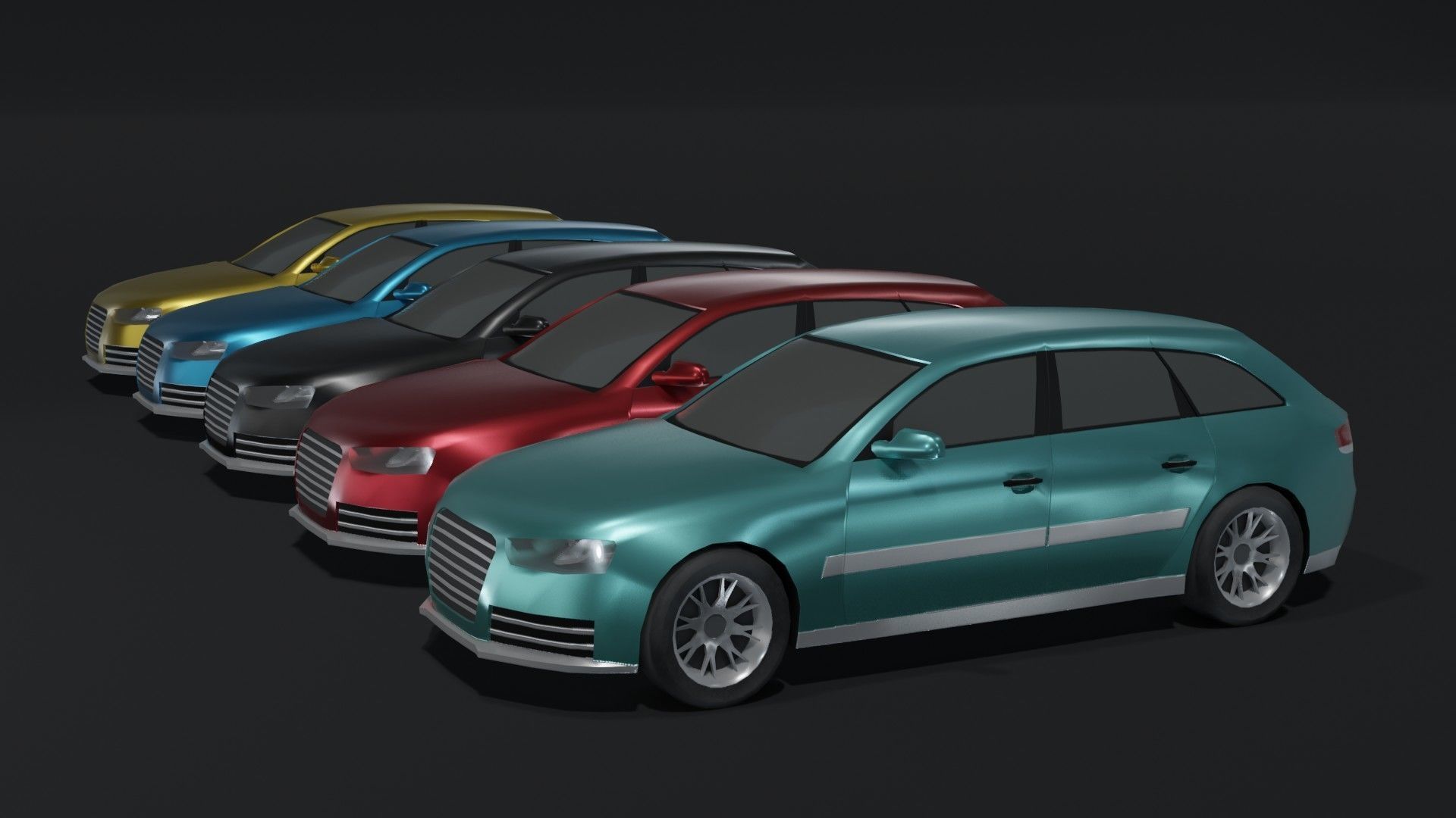 Generic Passenger Cars 3D Model Collection_120
