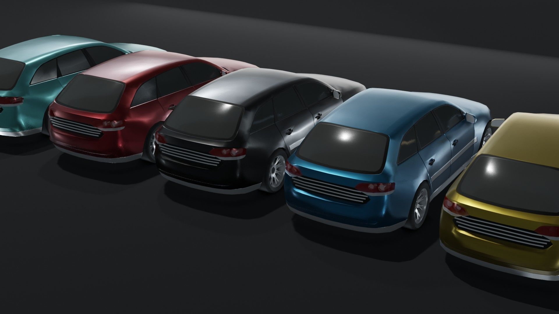 Generic Passenger Cars 3D Model Collection_130