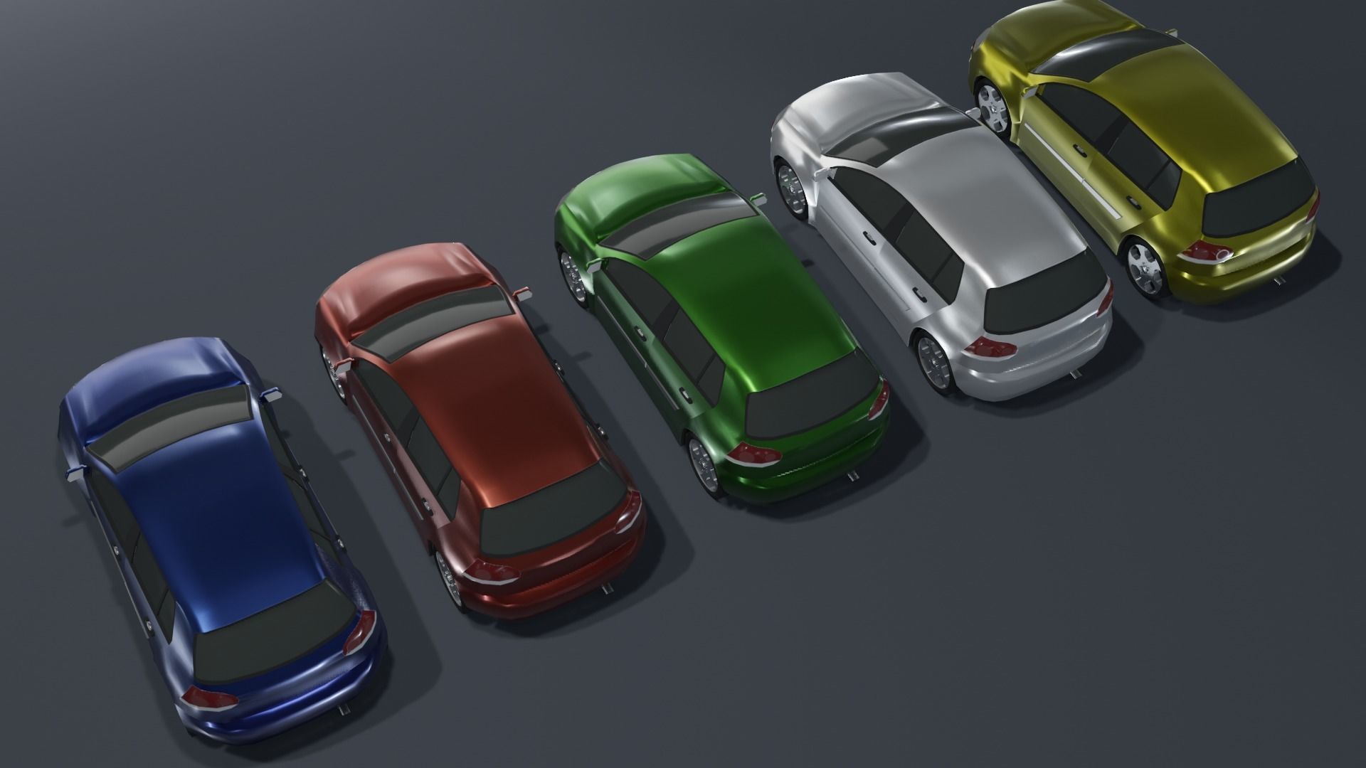 Generic Passenger Cars 3D Model Collection_71