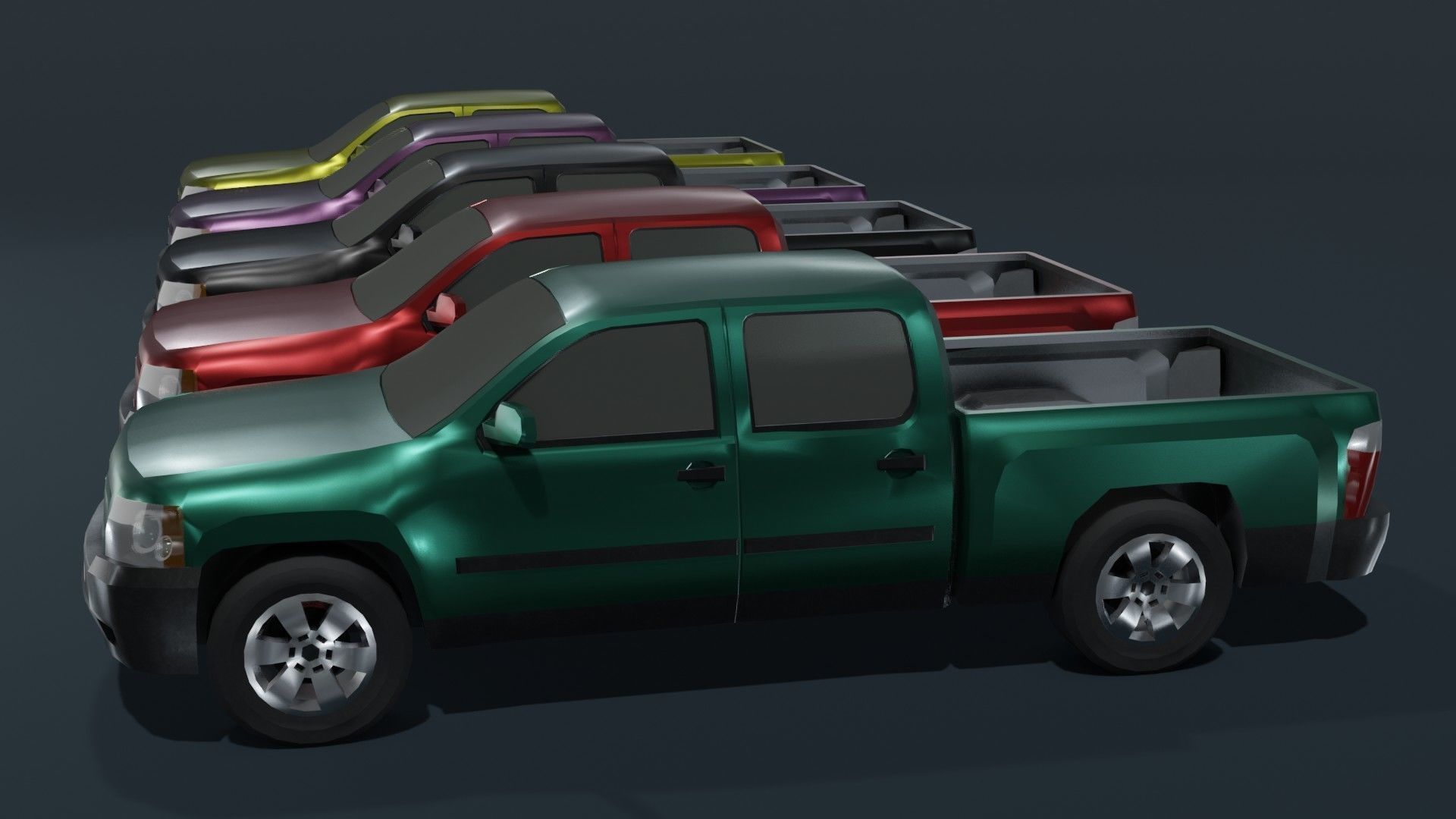 Generic Passenger Cars 3D Model Collection_106