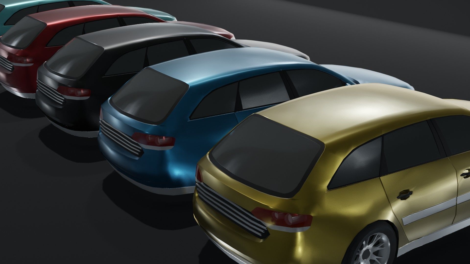 Generic Passenger Cars 3D Model Collection_133