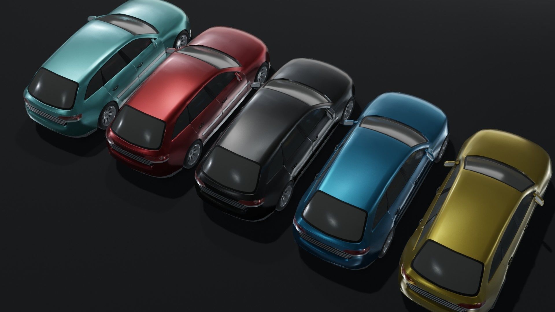 Generic Passenger Cars 3D Model Collection_131